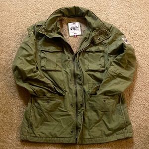 USED SuperDry “Military” Light Parka Jacket
